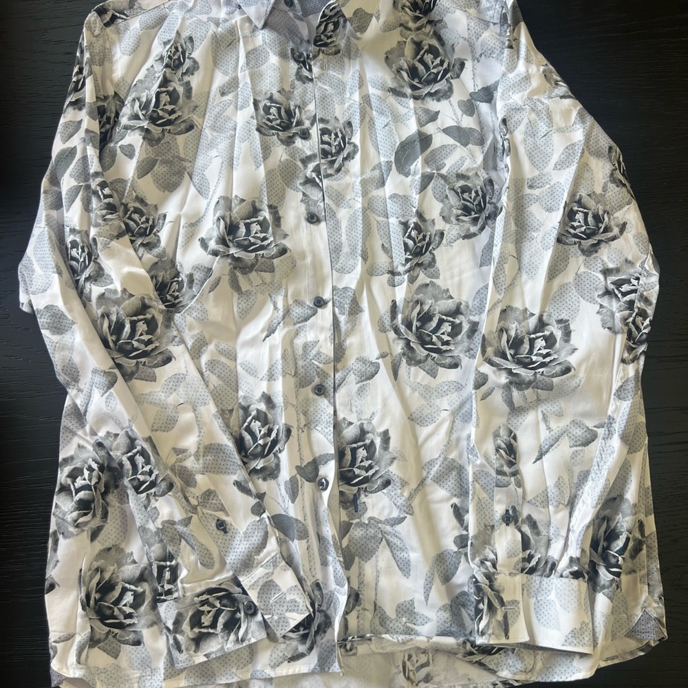 Ted Baker Monochrome Patterned Shirt
